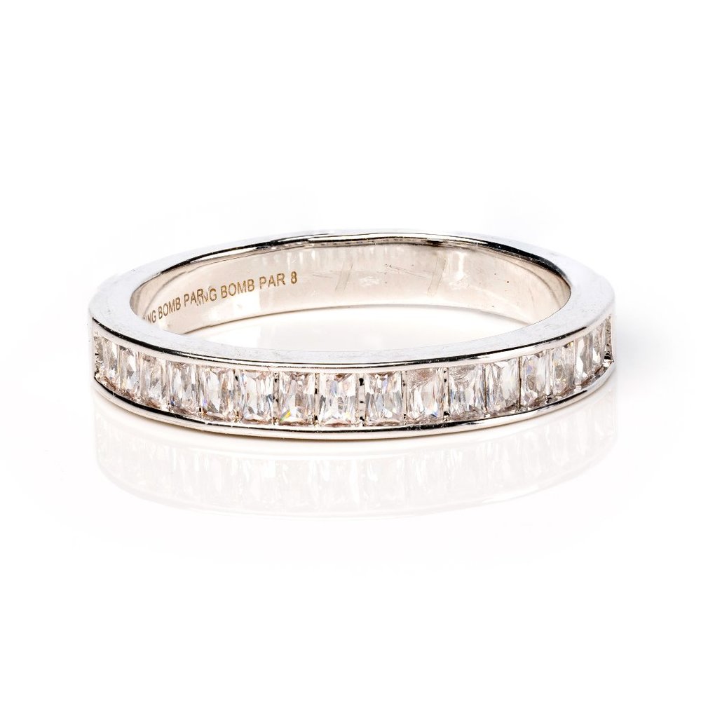 Diamond Ring Band with white gold